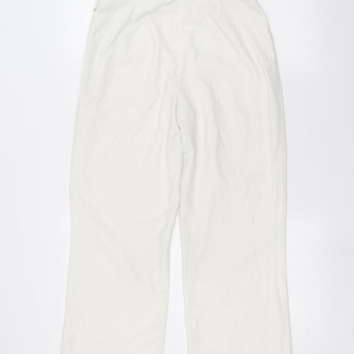 Marks and Spencer Womens White   Trousers  Size 12 L24 in