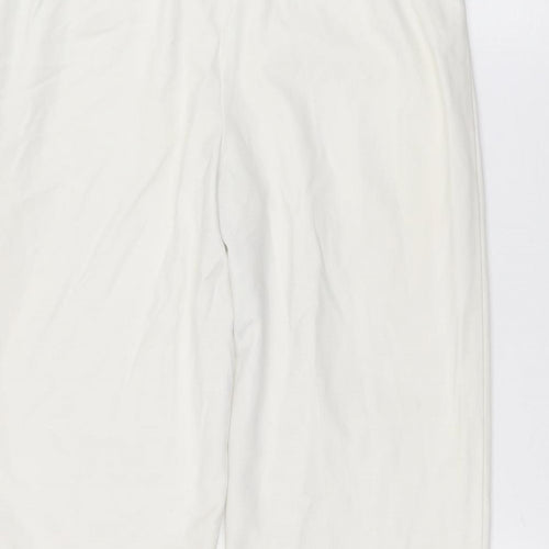 Marks and Spencer Womens White   Trousers  Size 12 L24 in