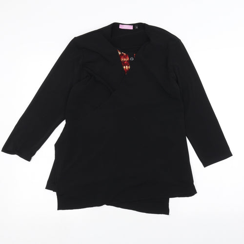 sarah hamilton Womens Black   Cardigan Jumper Size 16