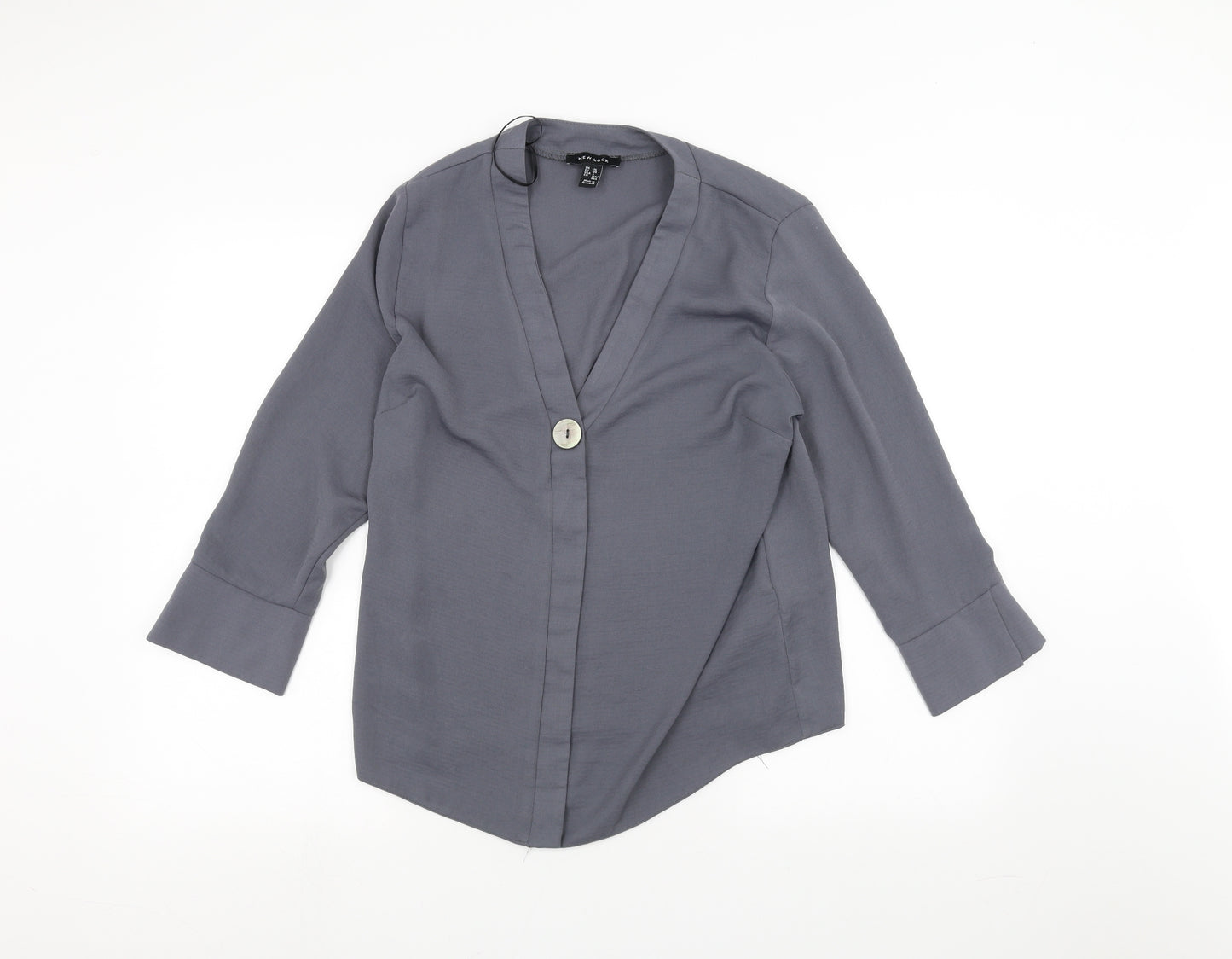 New Look Womens Grey   Jacket Coatigan Size 10