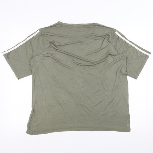 Boohoo Mens Green    T-Shirt Size 14