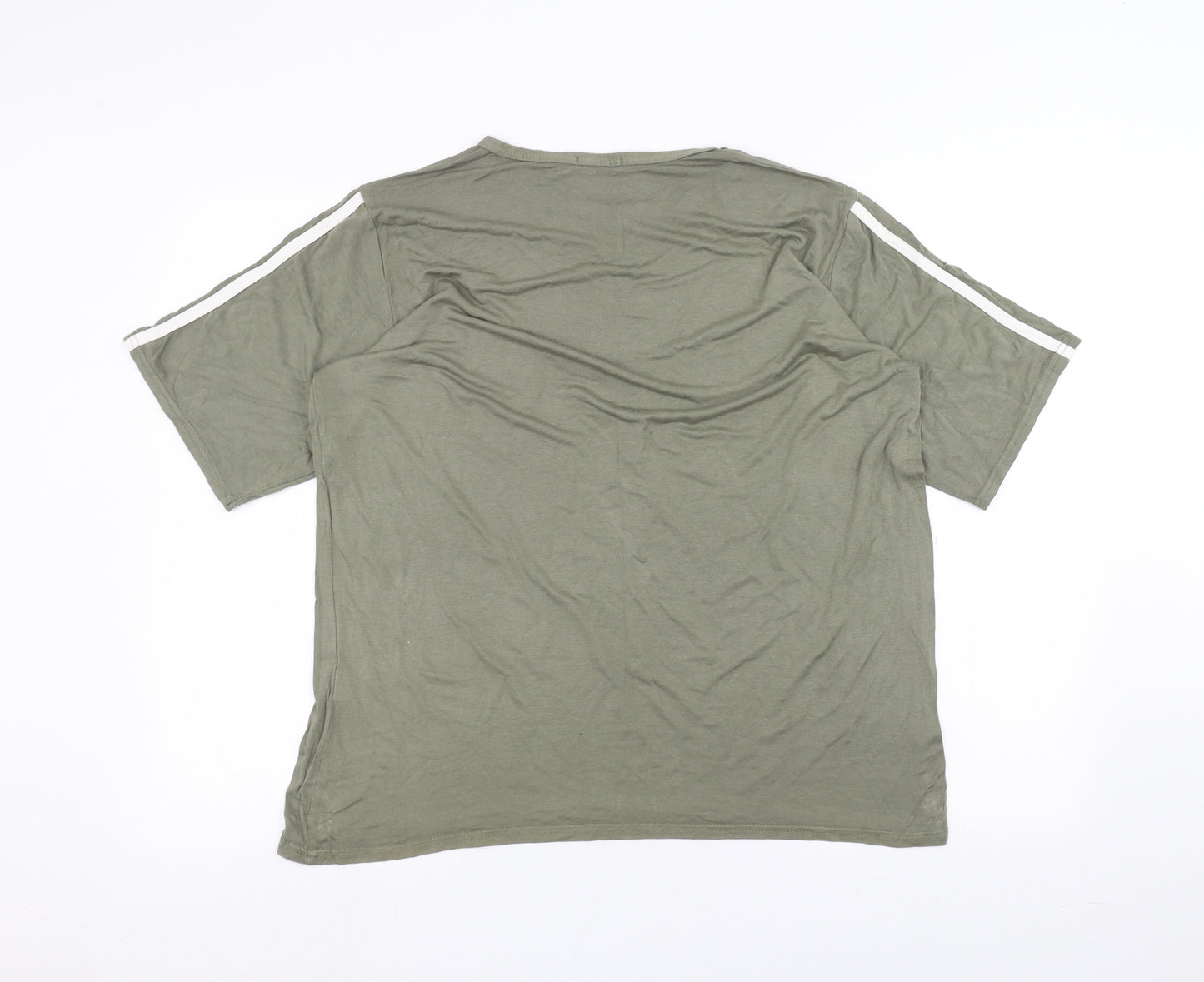 Boohoo Mens Green    T-Shirt Size 14