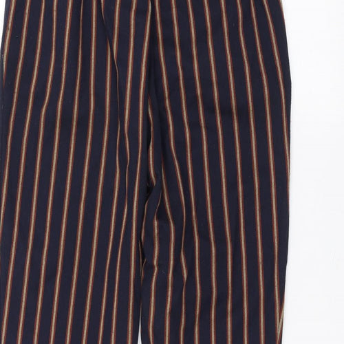 Zara Womens Blue Striped  Trousers  Size S L25 in