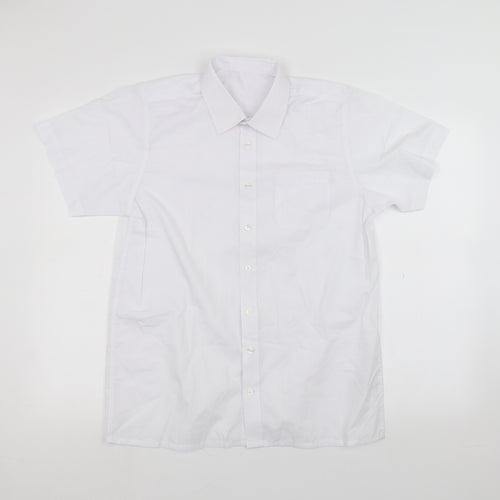 schoolwear Boys White   Basic Button-Up Size 16 Years