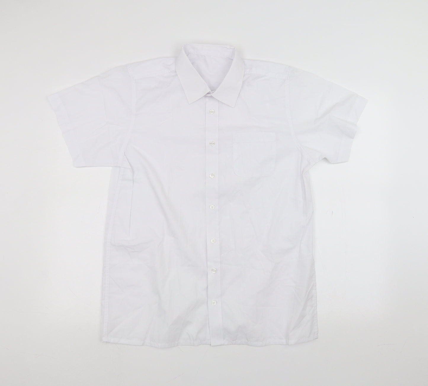 schoolwear Boys White   Basic Button-Up Size 16 Years