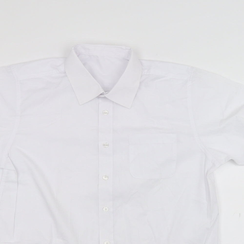 schoolwear Boys White   Basic Button-Up Size 16 Years