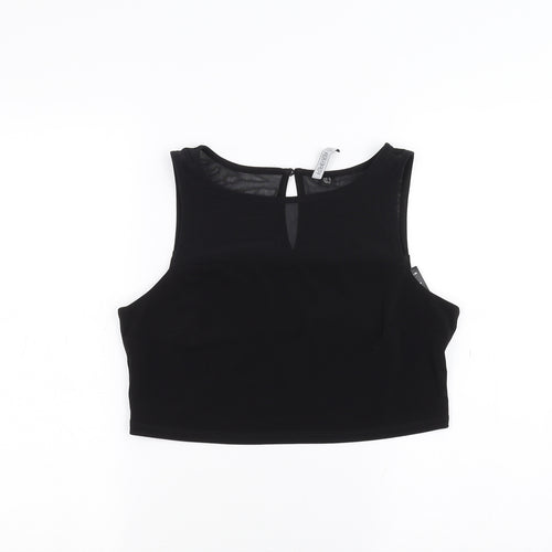 FOREVER 21 Womens Black   Basic T-Shirt Size 12