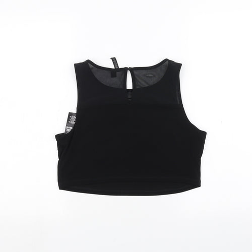 FOREVER 21 Womens Black   Basic T-Shirt Size 12
