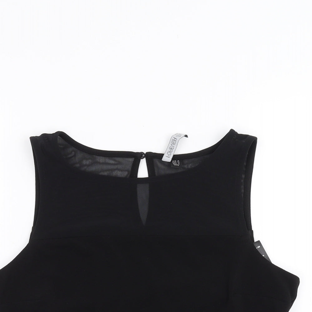FOREVER 21 Womens Black   Basic T-Shirt Size 12