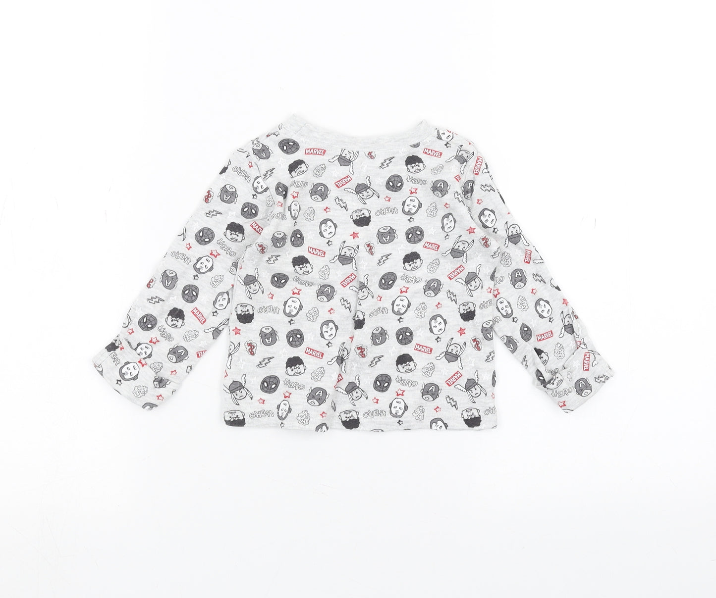George Baby Grey   Basic T-Shirt Size 6-9 Months  - marvel