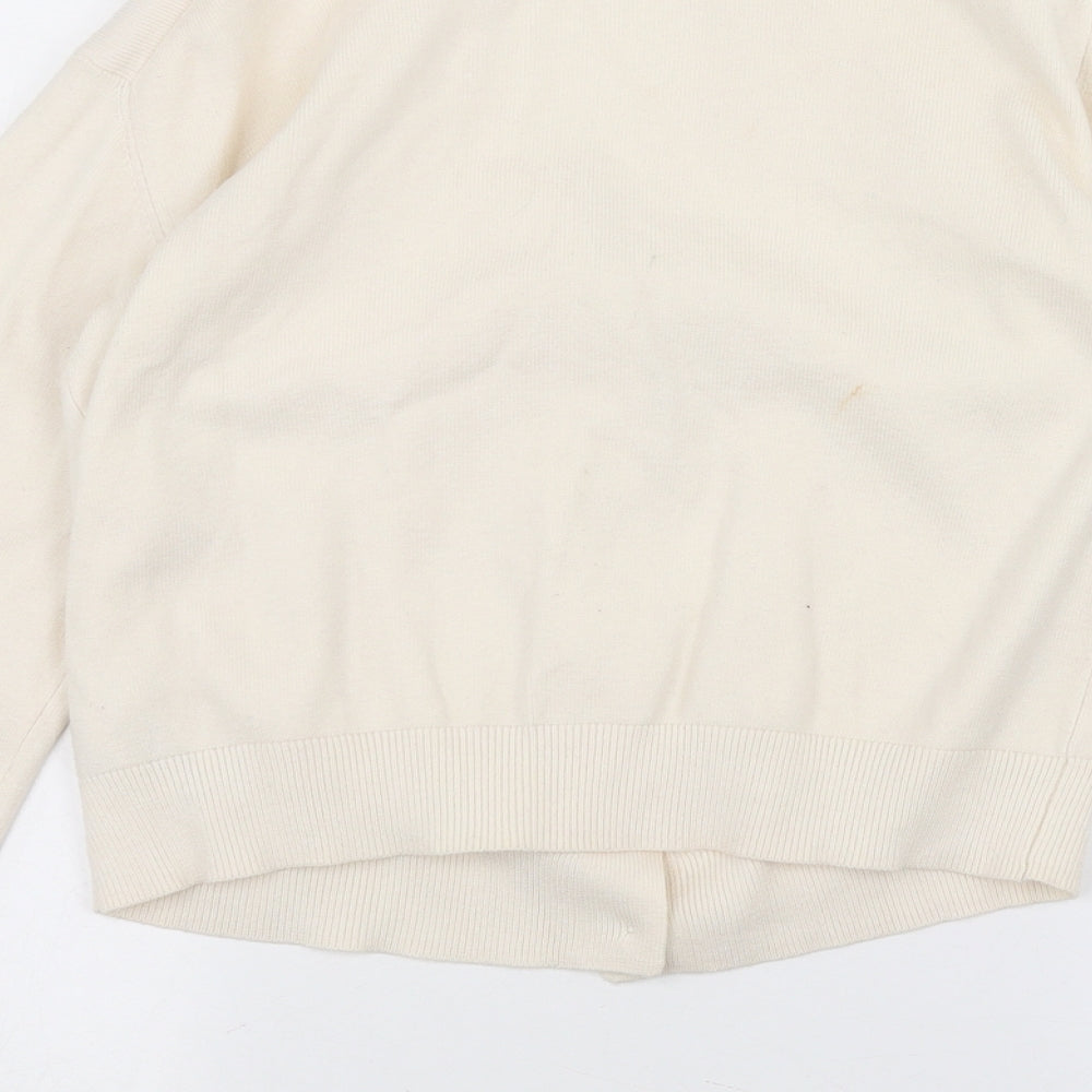 Marks and Spencer Womens White   Jacket Coatigan Size S
