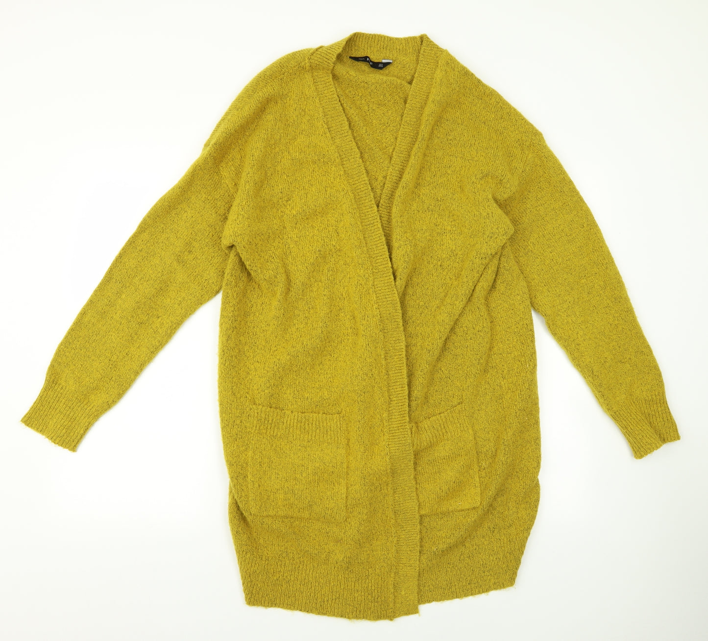 F&F Womens Yellow   Cardigan Jumper Size 16