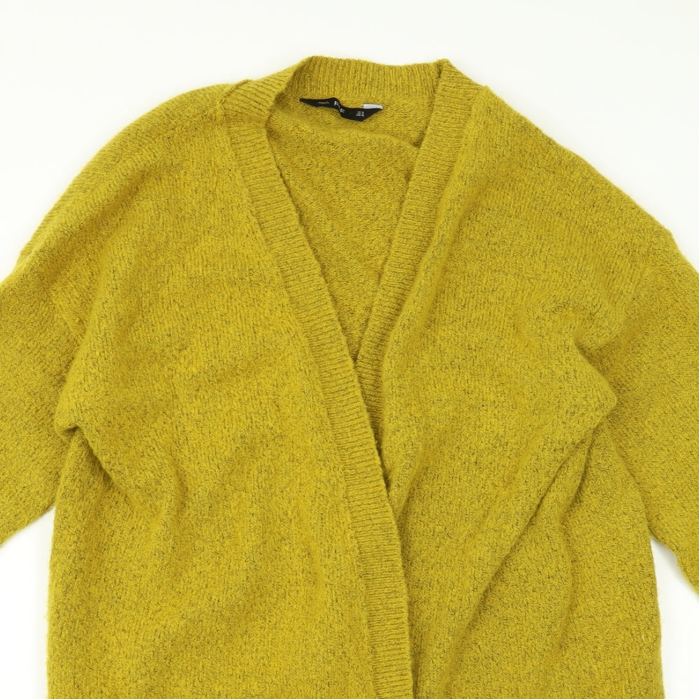 F&F Womens Yellow   Cardigan Jumper Size 16