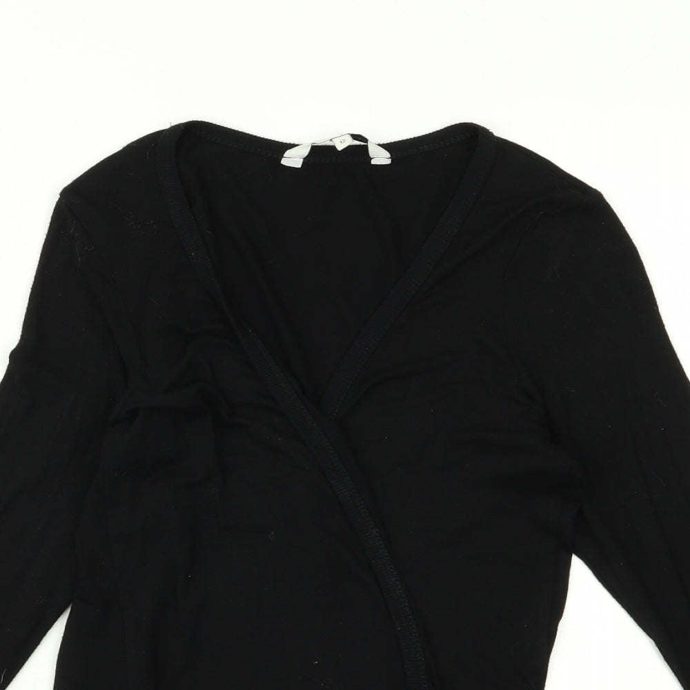New Look Womens Black   Cardigan Jumper Size 12