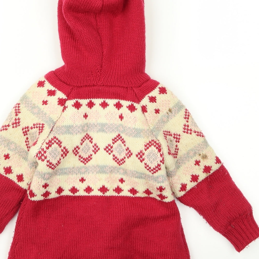 Preworn Baby Red   Jacket  Size 18 Months