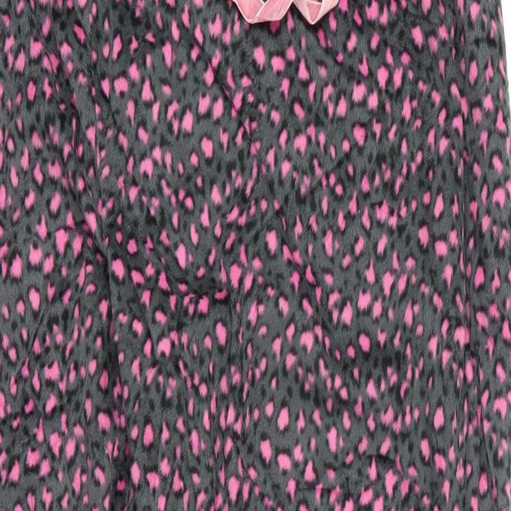 NEXT Womens Grey Animal Print  Trousers  Size XL L24 in