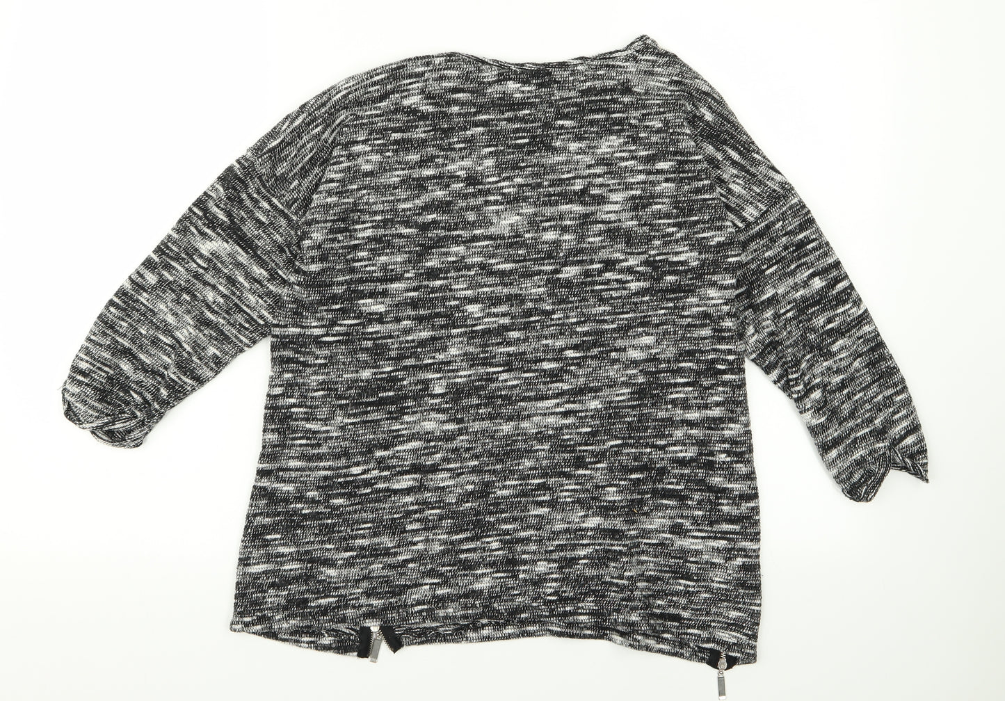 Peacocks Womens Grey   Pullover Jumper Size 12