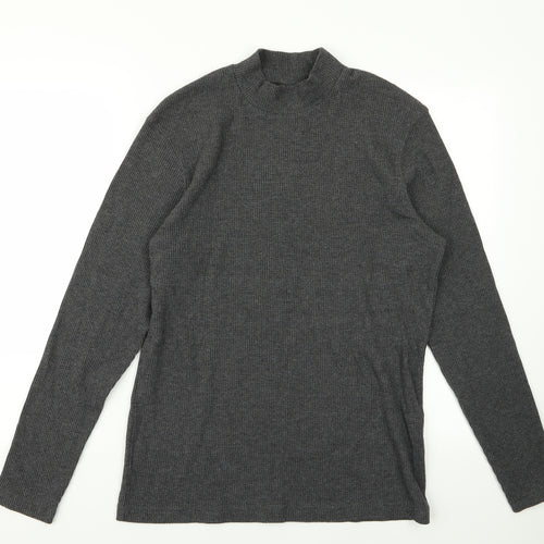 Bershka Womens Grey   Pullover Jumper Size L