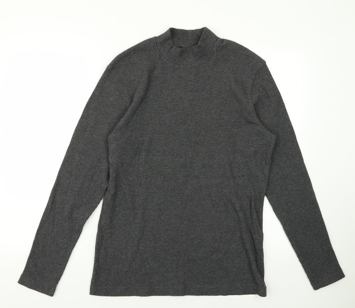 Bershka Womens Grey Pullover Jumper Size L
