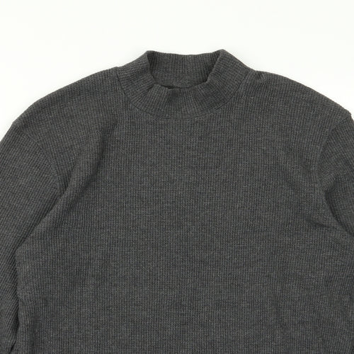 Bershka Womens Grey   Pullover Jumper Size L