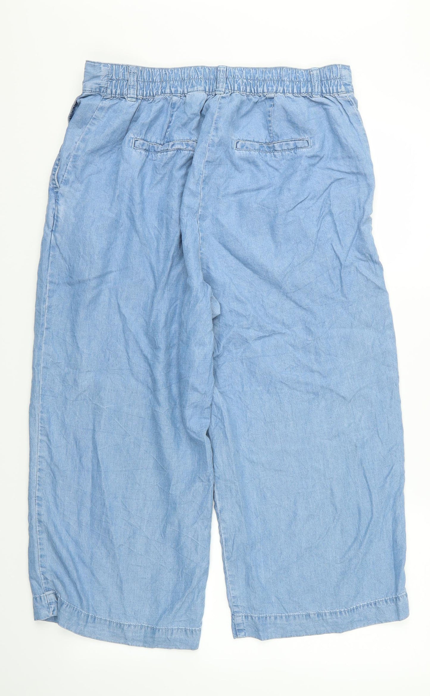 NEXT Womens Blue   Trousers  Size 14 L21 in