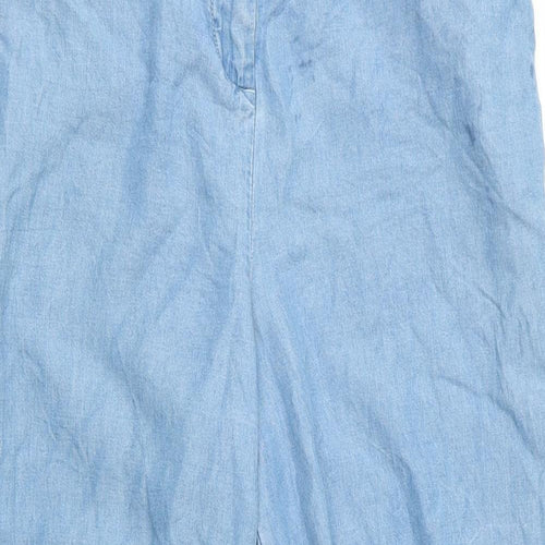 NEXT Womens Blue   Trousers  Size 14 L21 in