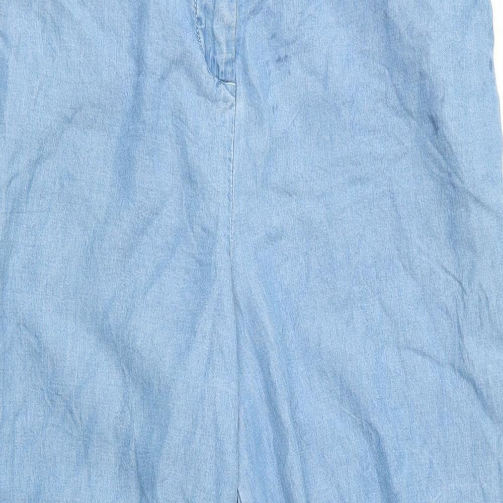 NEXT Womens Blue   Trousers  Size 14 L21 in