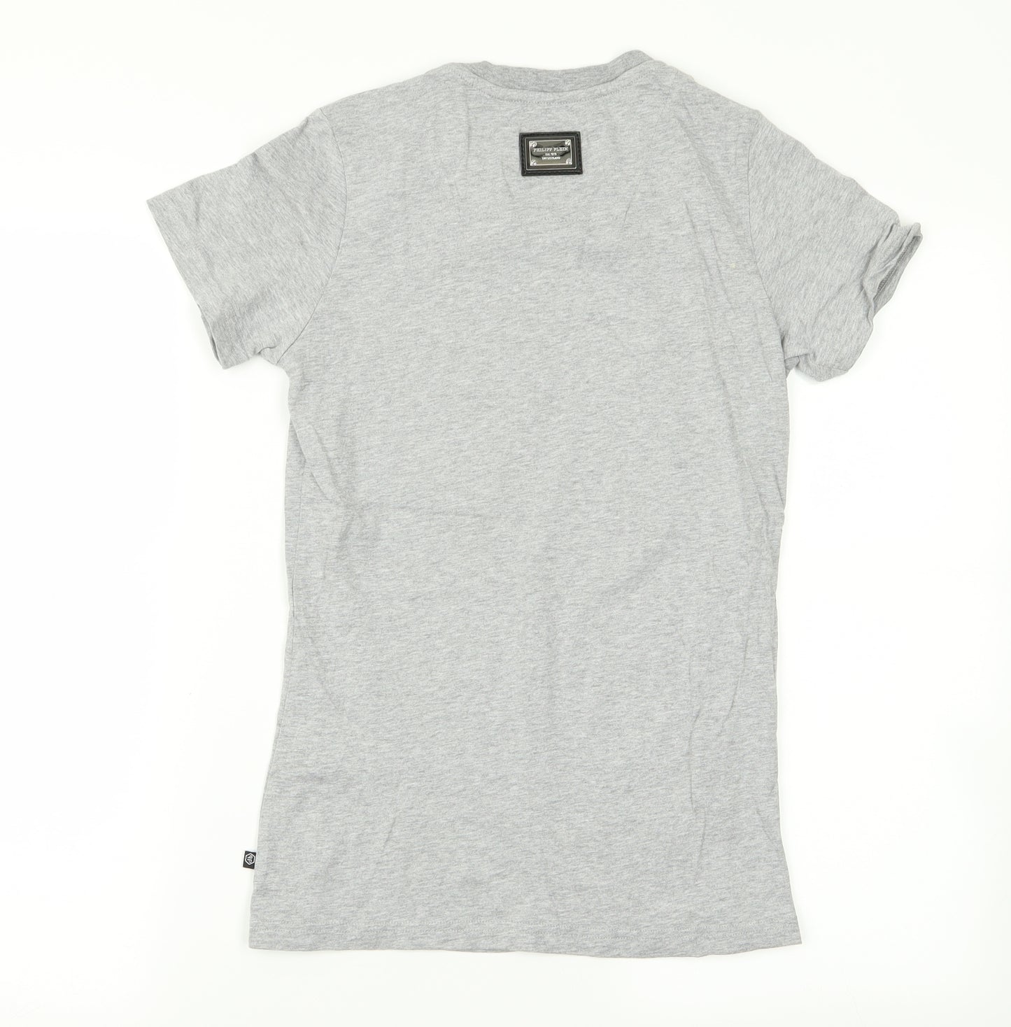 phillip plien Girls Grey   Basic T-Shirt Size M