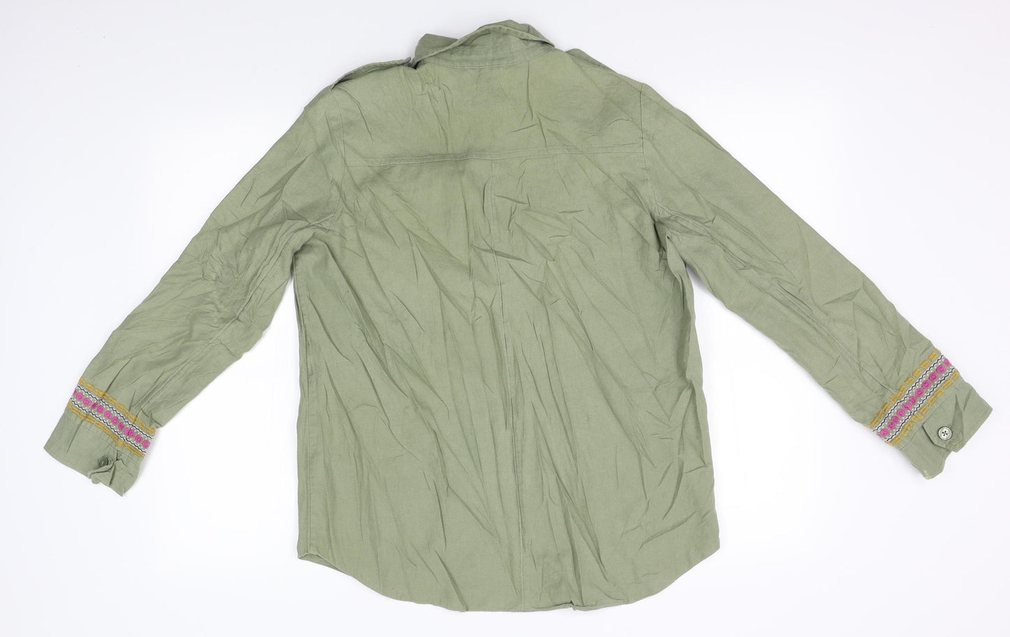 M&S Womens Green   Jacket  Size 10