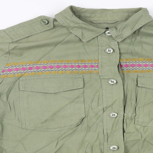 M&S Womens Green   Jacket  Size 10