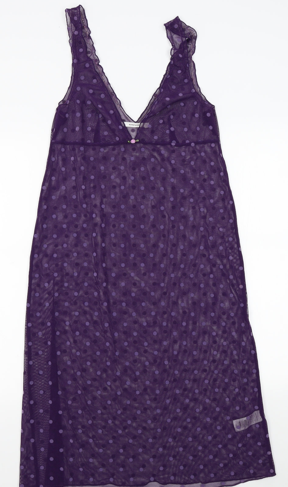 women secret Womens Purple Polka Dot  A-Line  Size M