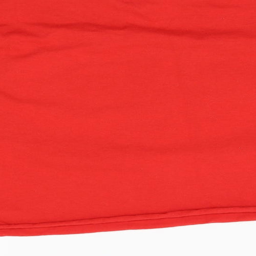 BDG Womens Red   Cropped T-Shirt Size M