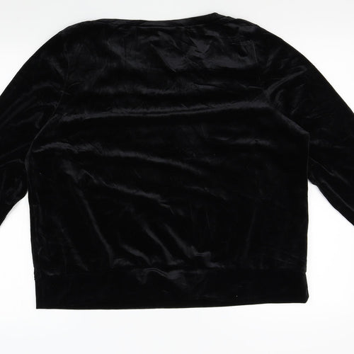 Pour Moi Womens Black   Pullover Jumper Size 16