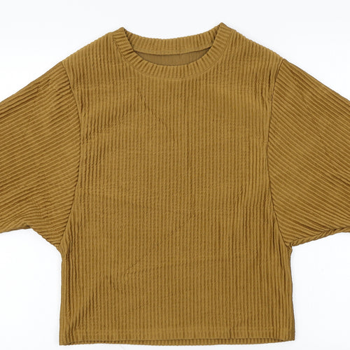 Preworn Womens Gold   Pullover Jumper Size M