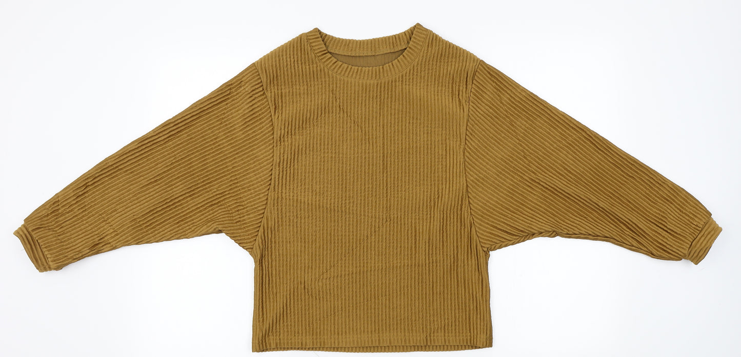 Preworn Womens Gold   Pullover Jumper Size M