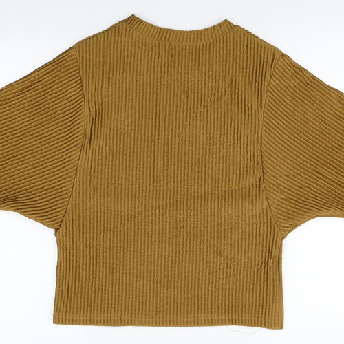 Preworn Womens Gold   Pullover Jumper Size M