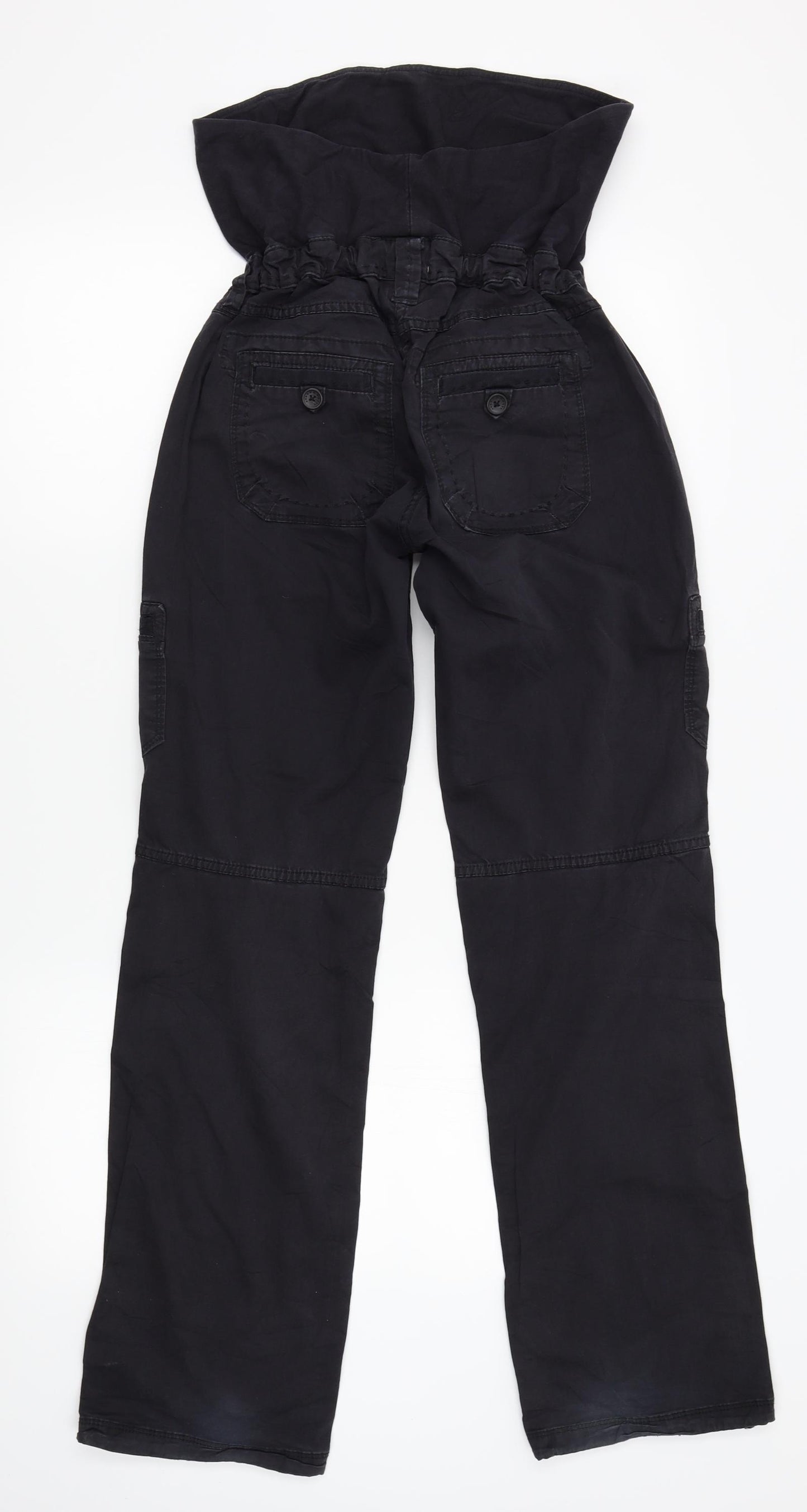 H&M Womens Black   Cargo Trousers Size 12 L31 in