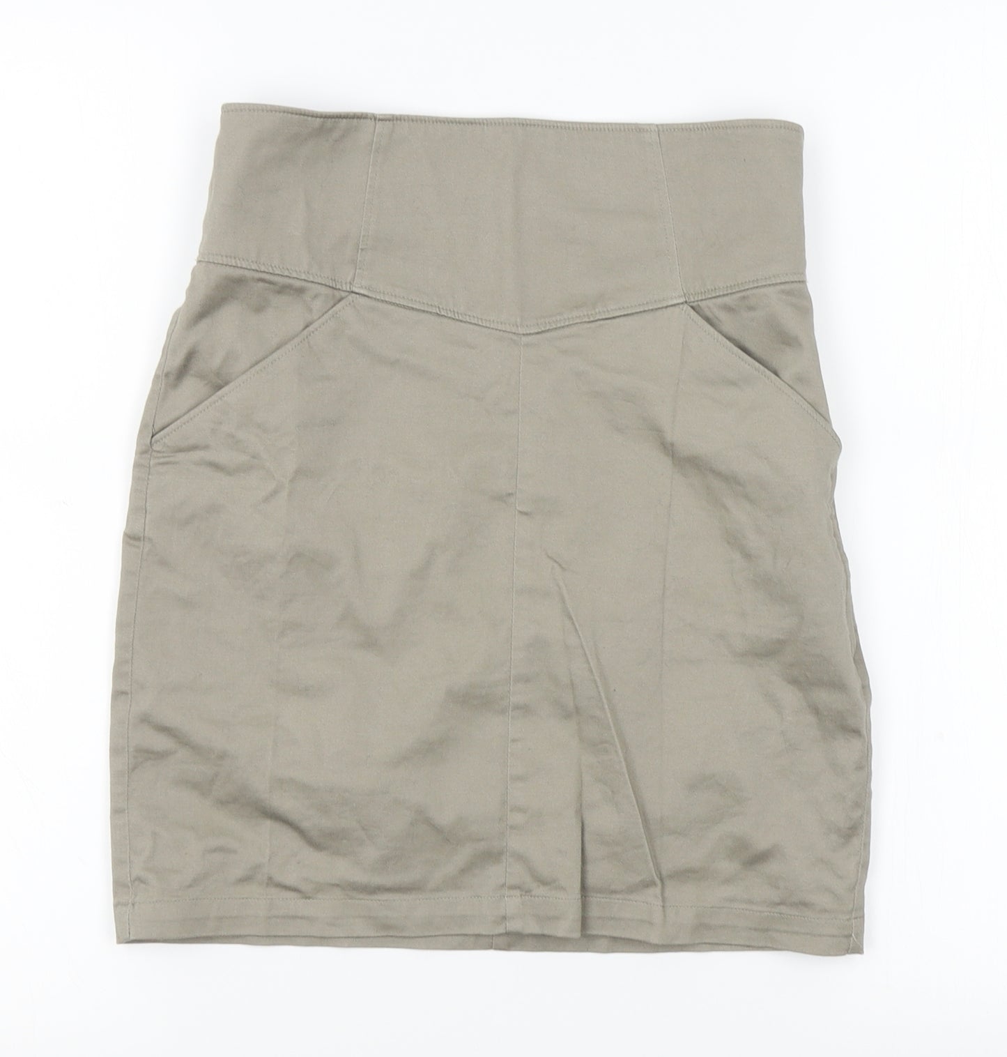 H&M Womens Beige   Straight & Pencil Skirt Size 10