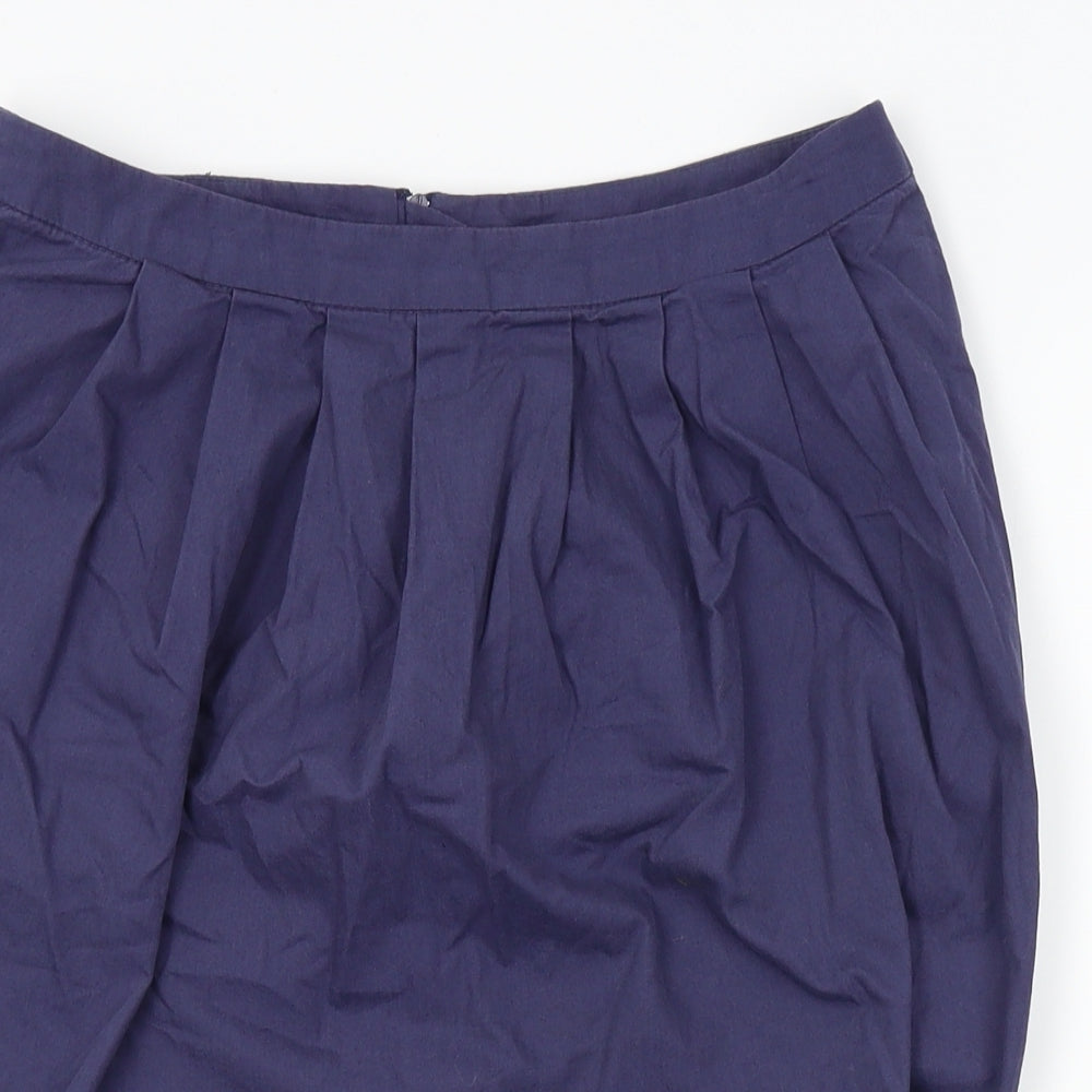 Topshop Womens Blue   Straight & Pencil Skirt Size 8