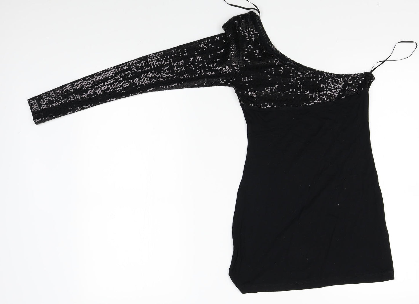 ASOS Womens Black   Tunic T-Shirt Size 6