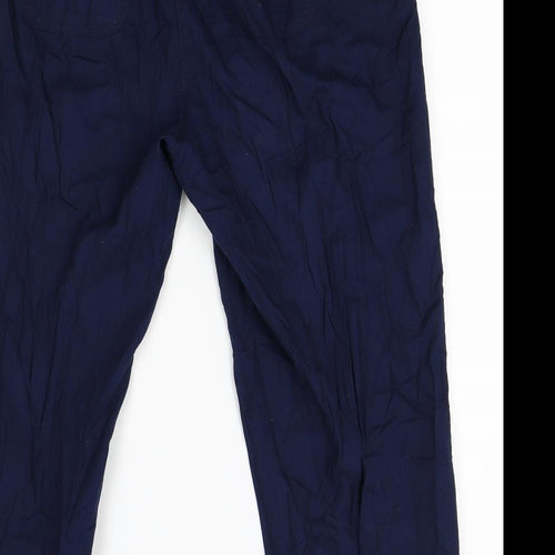 Preworn Womens Blue   Trousers  Size 14 L25 in
