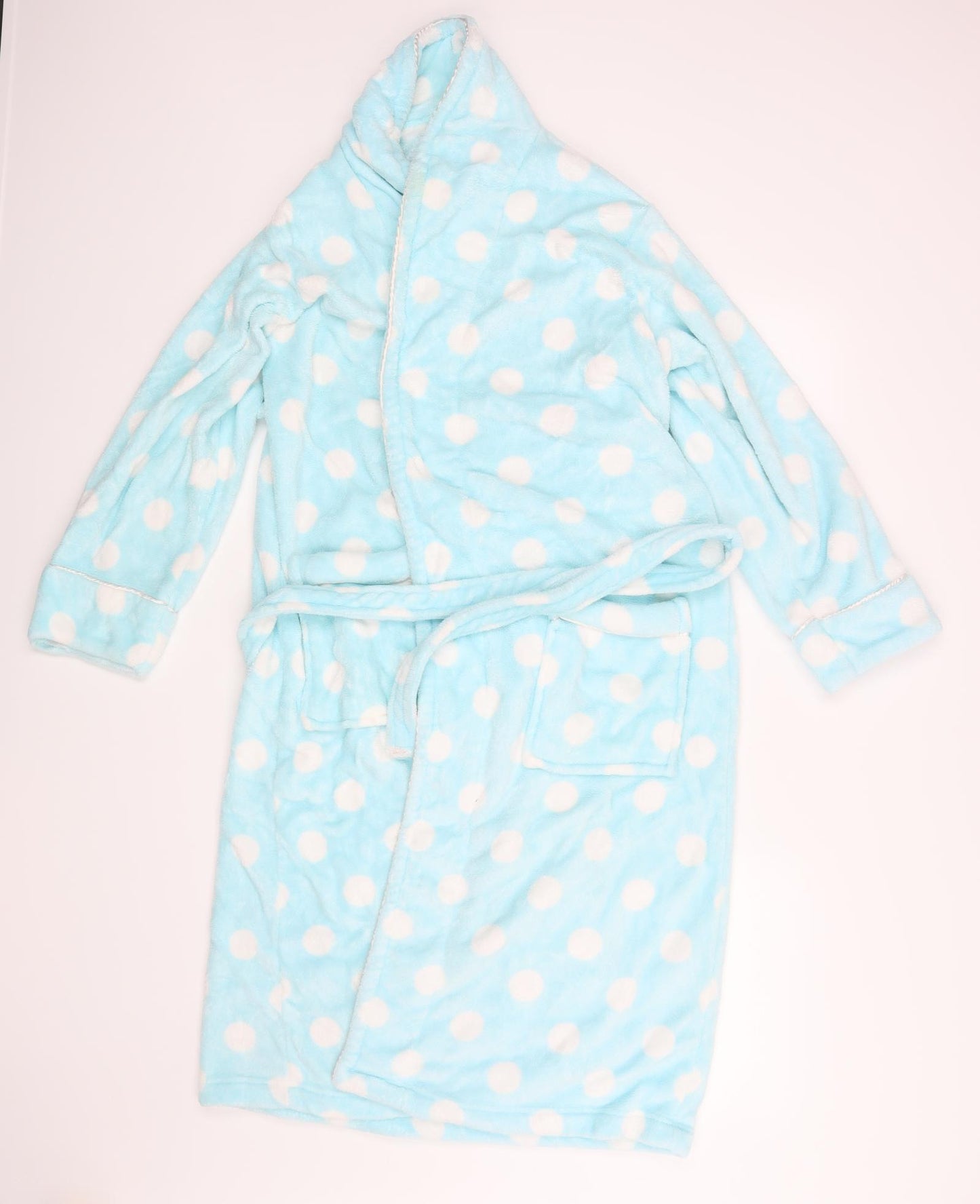 love to lounge Womens Green Polka Dot   Robe Size M