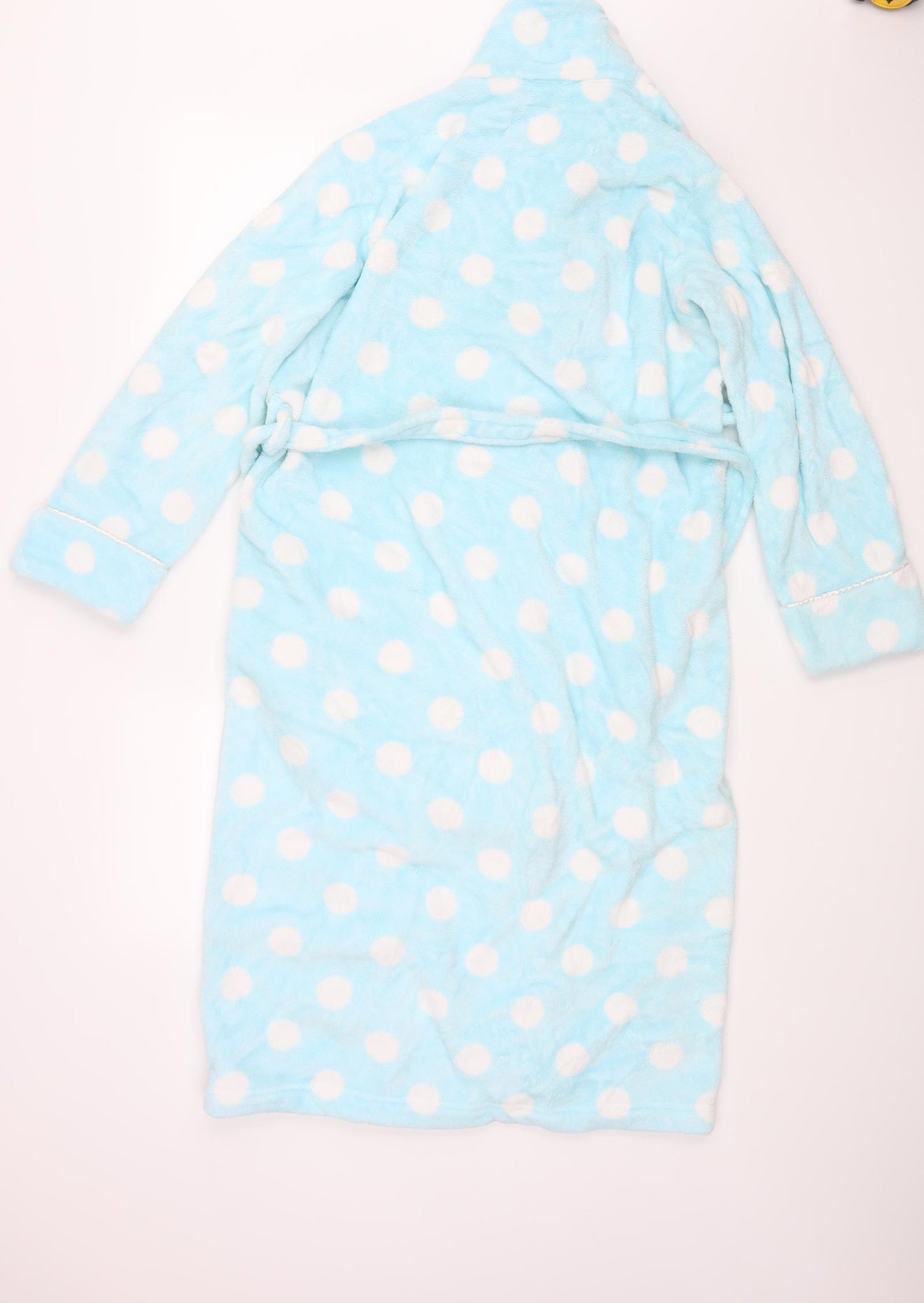 love to lounge Womens Green Polka Dot   Robe Size M
