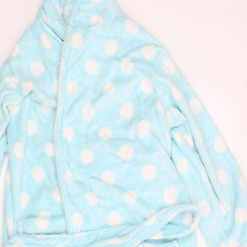 love to lounge Womens Green Polka Dot   Robe Size M