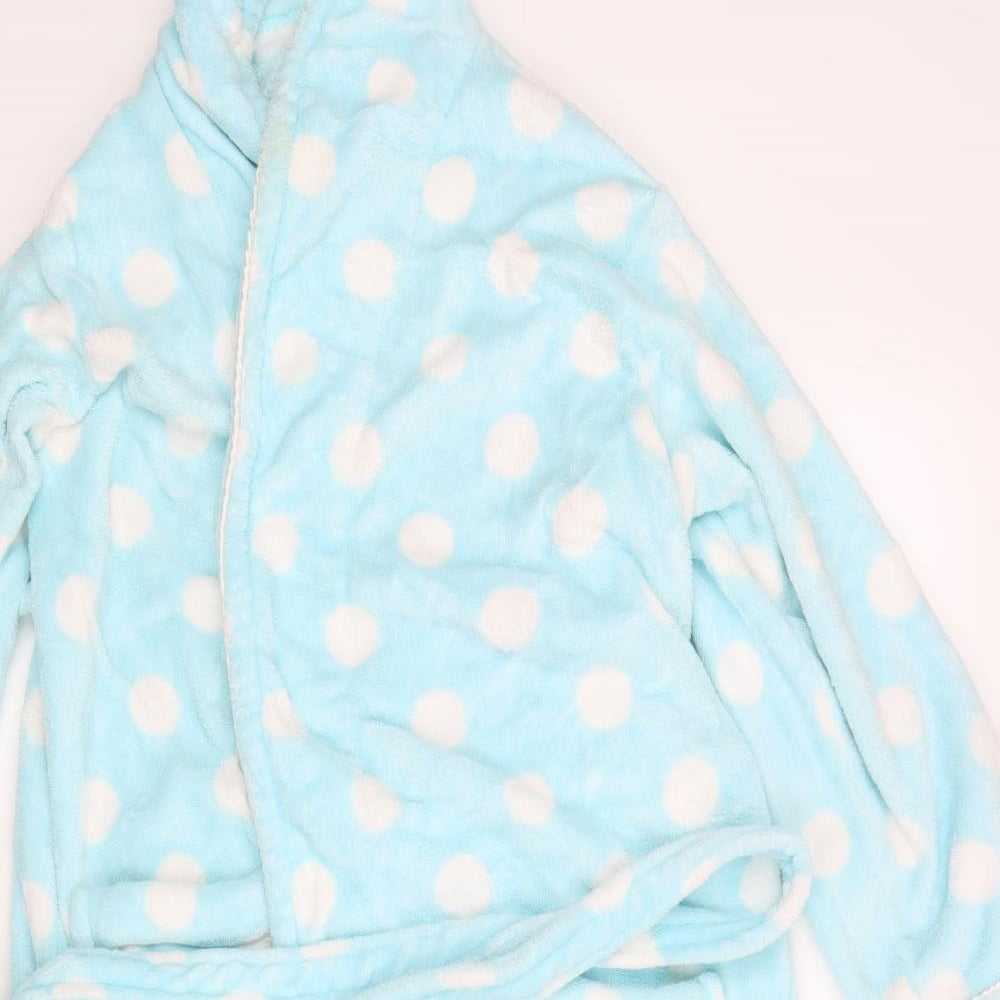 love to lounge Womens Green Polka Dot   Robe Size M