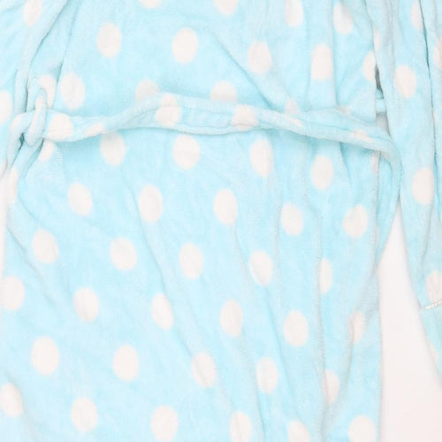 love to lounge Womens Green Polka Dot   Robe Size M