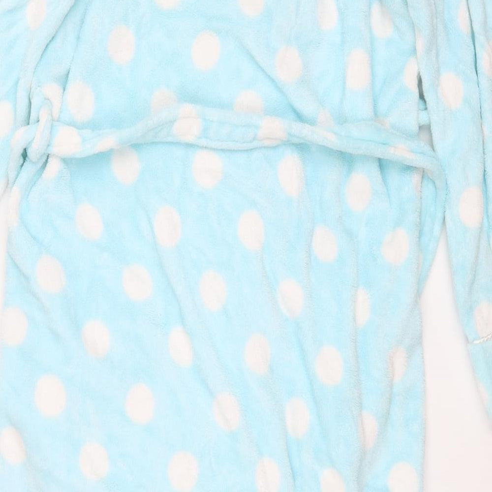 love to lounge Womens Green Polka Dot   Robe Size M