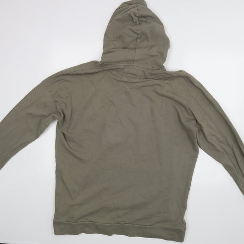 Bershka Mens Green   Pullover Hoodie Size XL