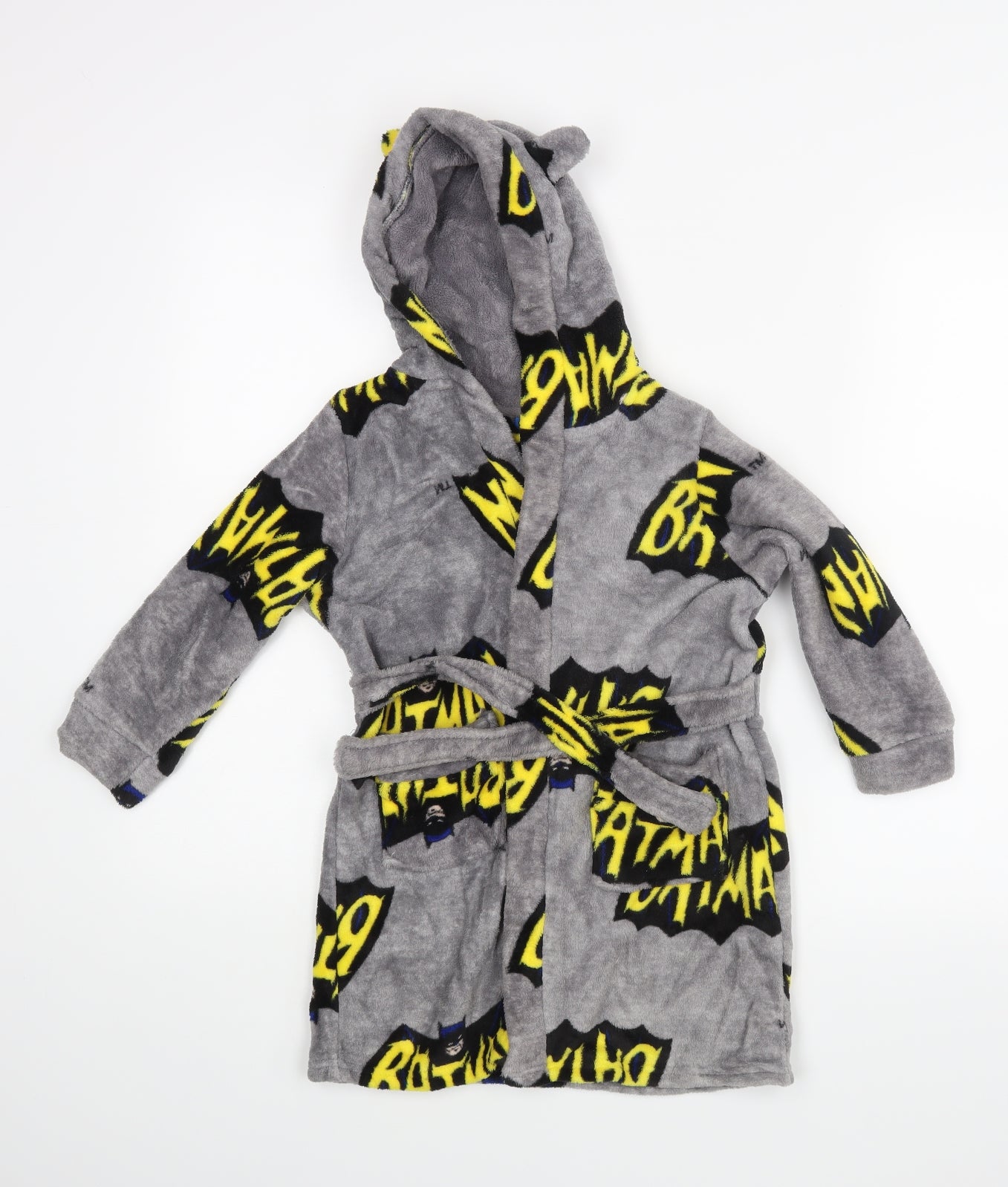 Primark Boys Grey    Robe Size 4-5 Years