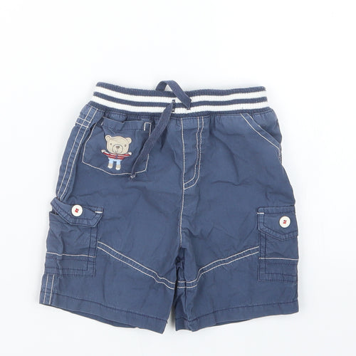 TU Boys Blue   Cropped Trousers Size 9-12 Months